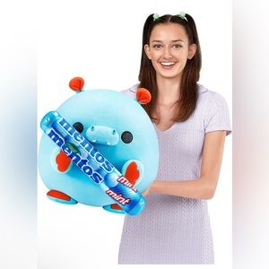 Snackles (Mentos) Hippo Super Sized 14 inch Plush by ZURU, Ultra Soft Plush New